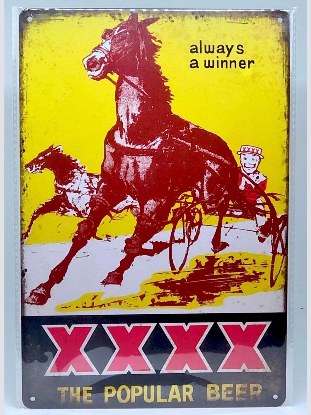 Nostalgie Vintage Retro Schild "XXXX The Poular Beer" 30x20 12089