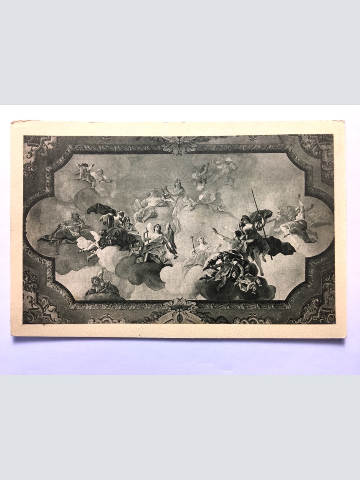 Fresko im Marmorsaal des Palais Schwarzenberg - Künstlerkarte 50017 TH A