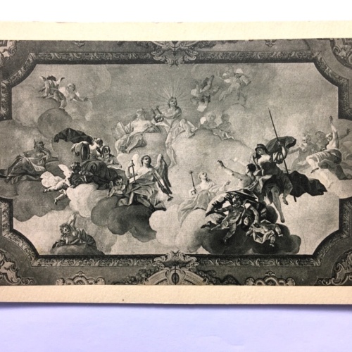 Fresko im Marmorsaal des Palais Schwarzenberg - Künstlerkarte 50017 TH A