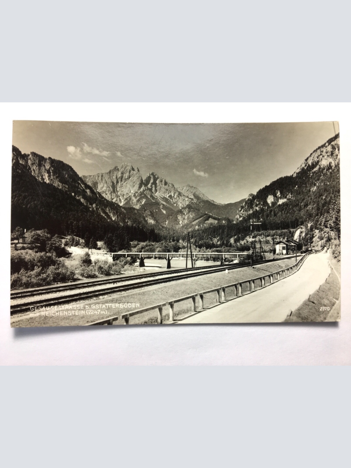 Gesäusestrasse - Gstatterboden mit Reichenstein - Brücke 50038 TH