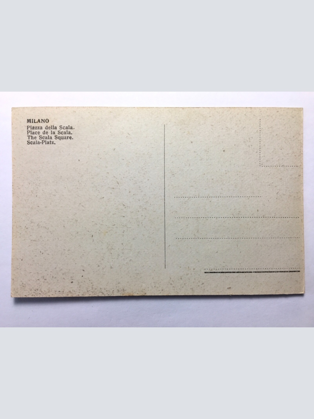 Mailand Milano - Piazza della Scala/Scala-Platz - Statue 50052 TH Shit