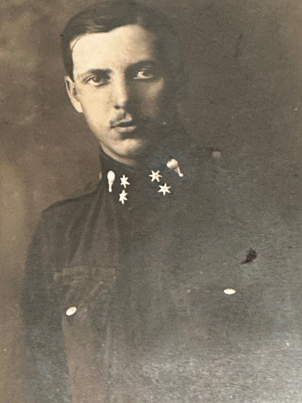 RAR CDV Kuk Luftfahrtruppe Kragenabzeichen Wien VI Foto Kral 10.5 x 6.5 Cm 6893