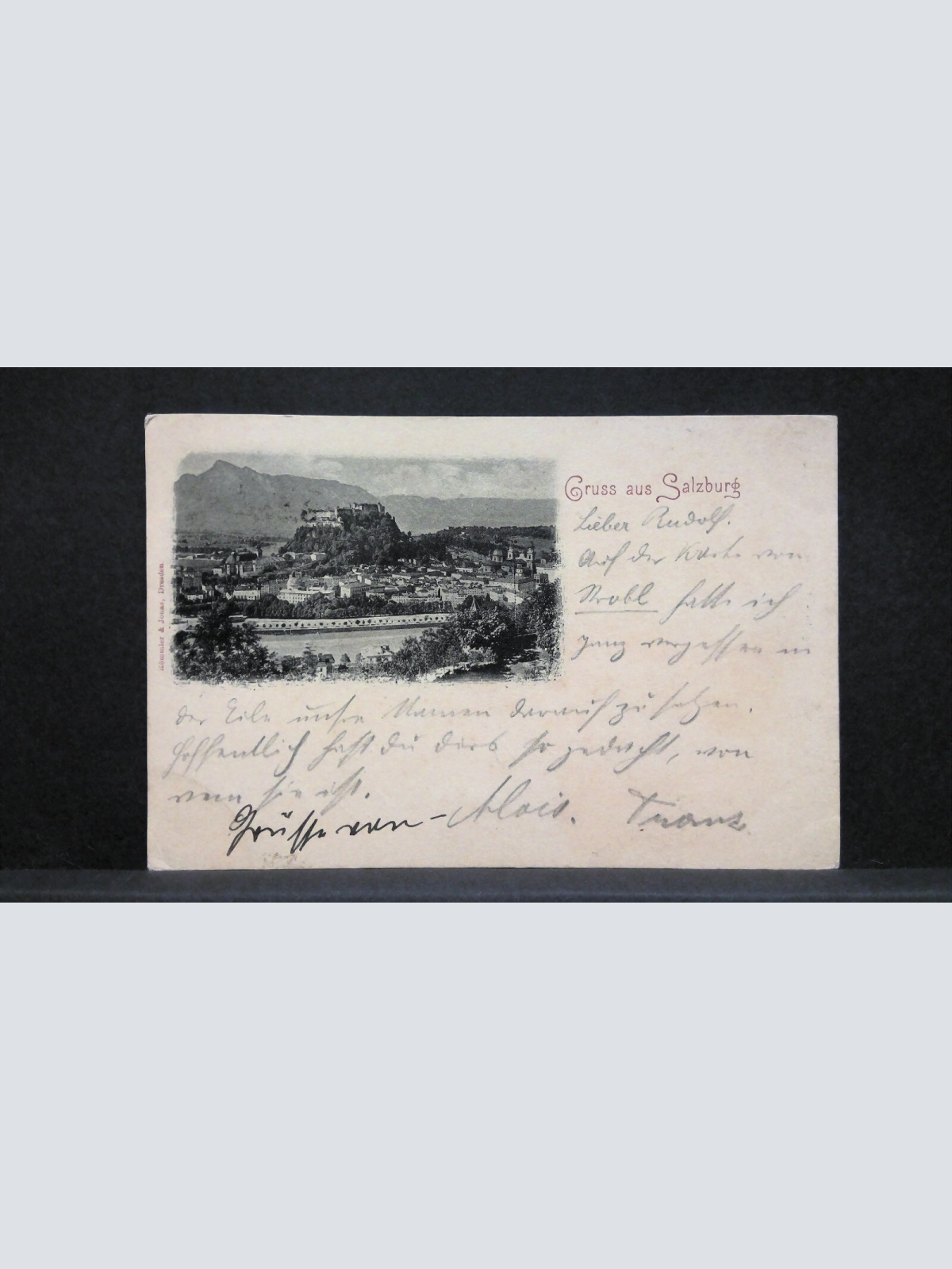 Salzburg Festung Hohensalzburg Salzach JW165859