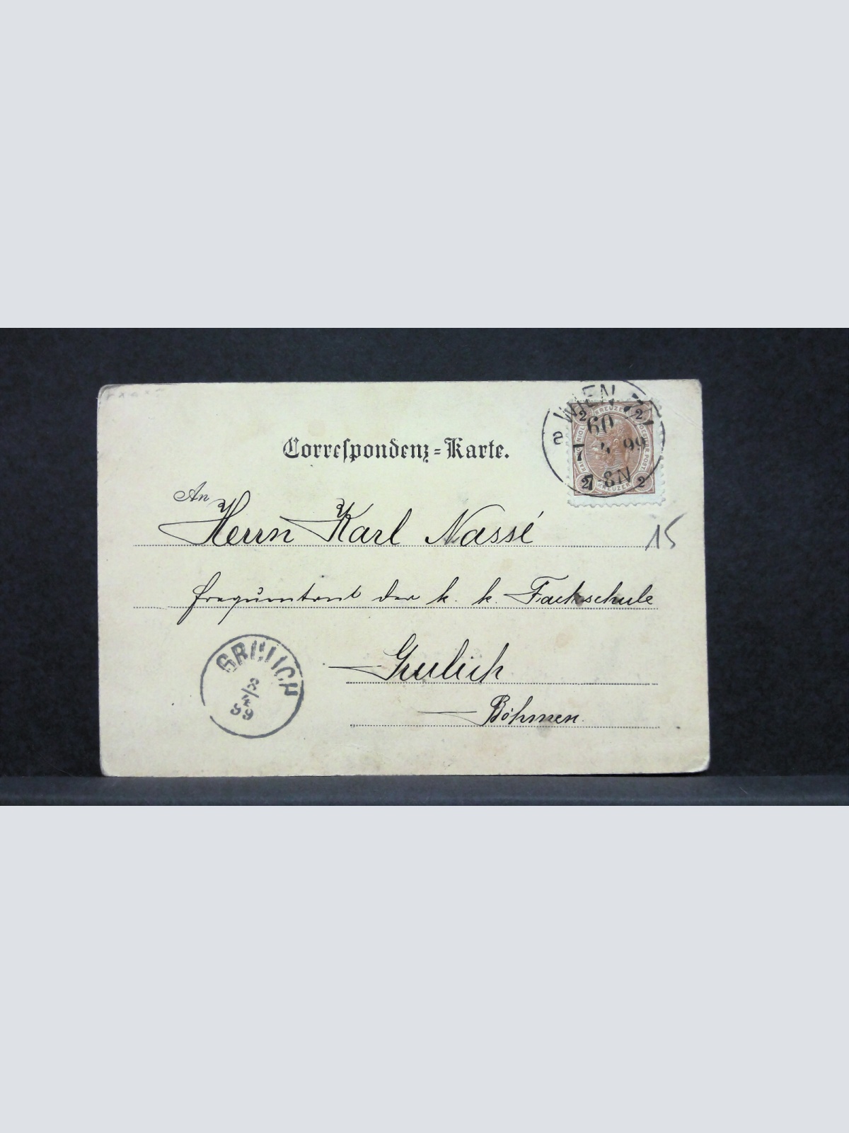 Salzburg vom Mülln Gruss aus Salzburg Salzach JW2143