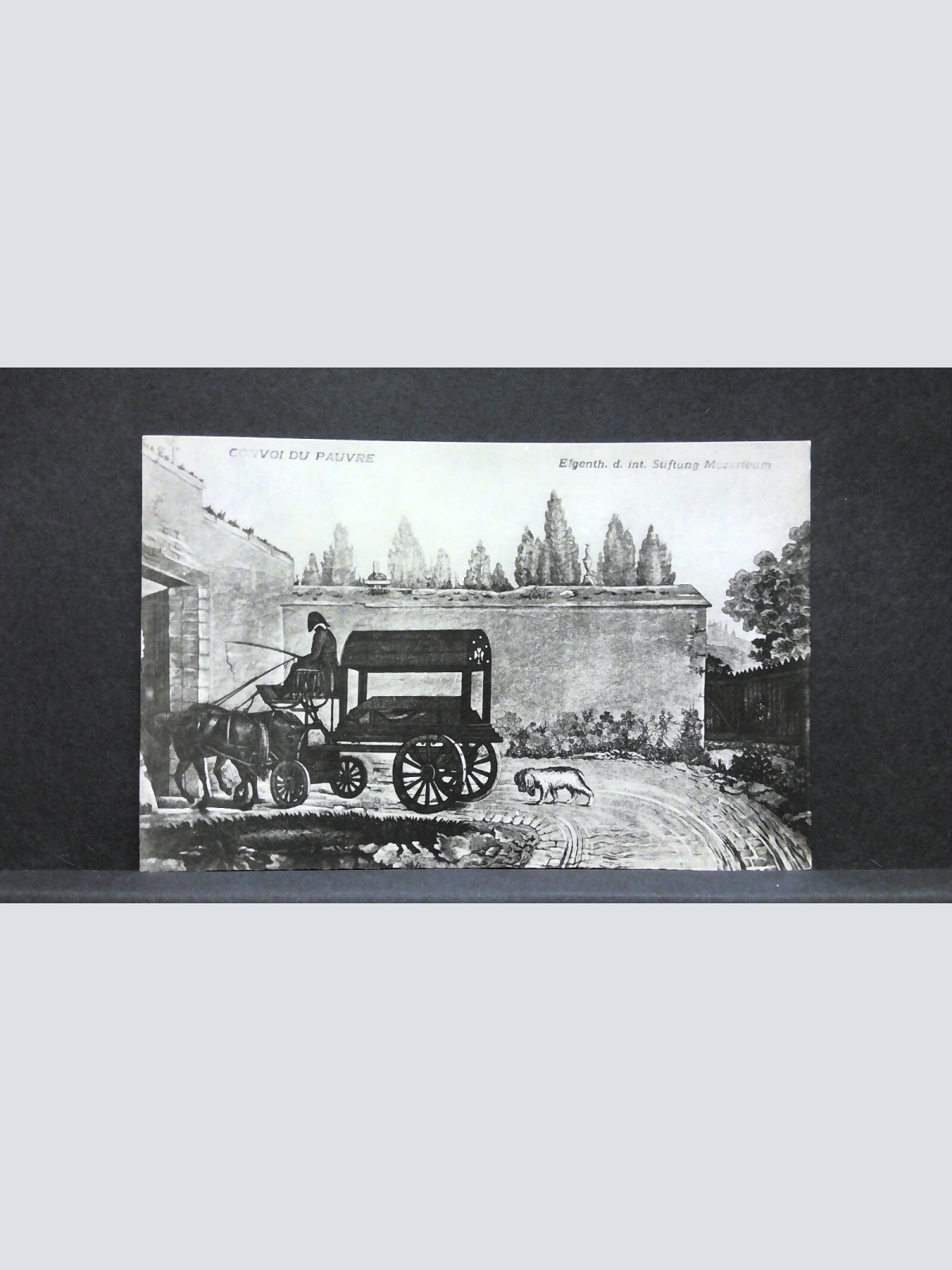 Convoi du Pauvre Konvoi der Armen Stiftung Mozarteum Begräbnis JW165609