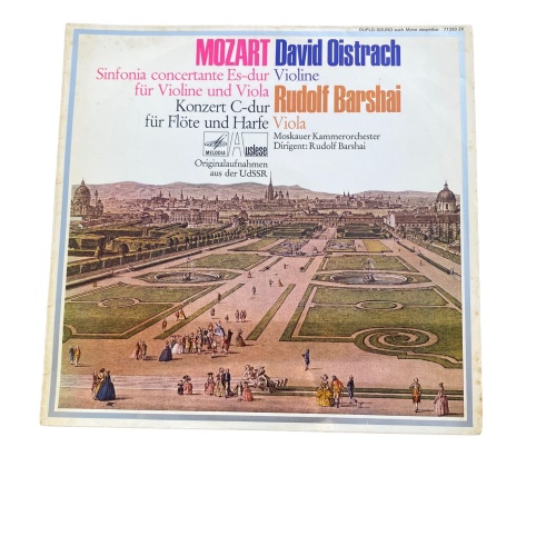 Vinyl W. A. Mozart SINFONIA CONCERTANTE ES-DUR FÜR VIOLINE UND VIOLA