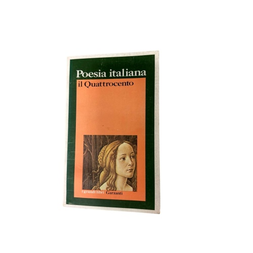 4888 Carlo Oliva POESIA ITALIANA DEL QUATTROCENTO. INTRODUZIONE DI CARLO OLIVA