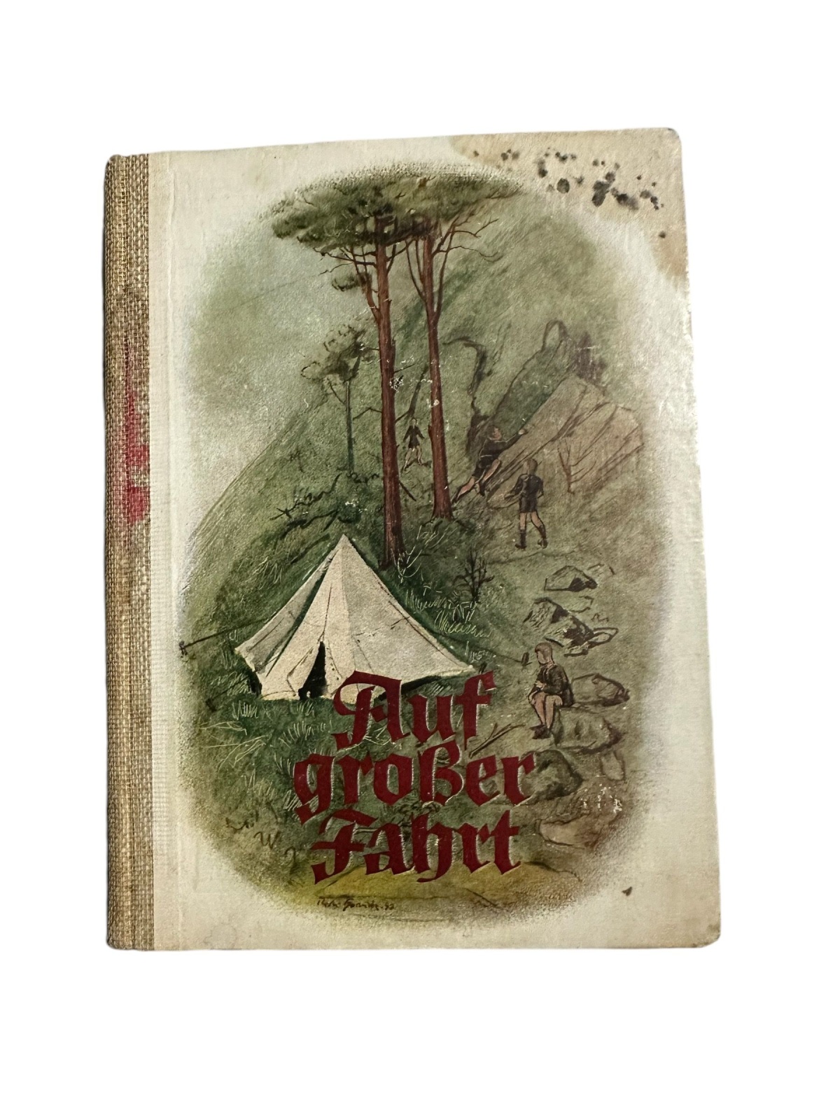 1878 Emil Strodthoff AUF GROSSER FAHRT HC +Ilus Eine deutsche Jungengeschichte
