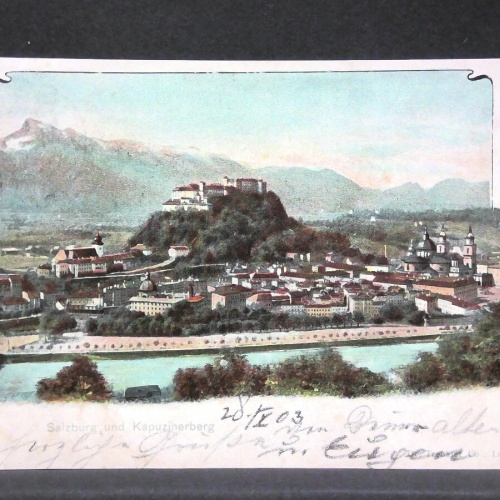 Salzburg und Kapuzinerberg Salzach JW165880
