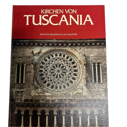 4498 KIRCHEN VON TUSCANIA HC +Abb Istituto Geografico de Agostini Novara
