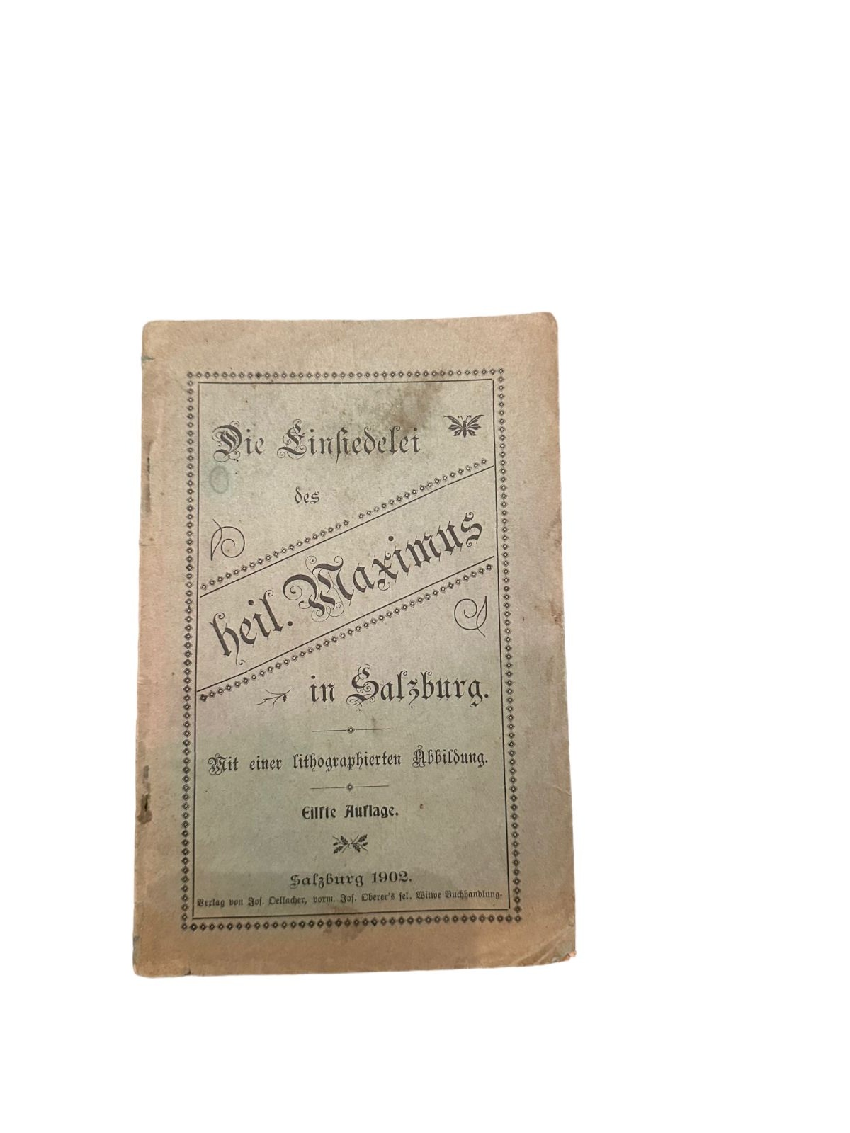 7130 DIE EINSIEDELEI DES HEIL. MAXIMUS IN SALZBURG +Abb