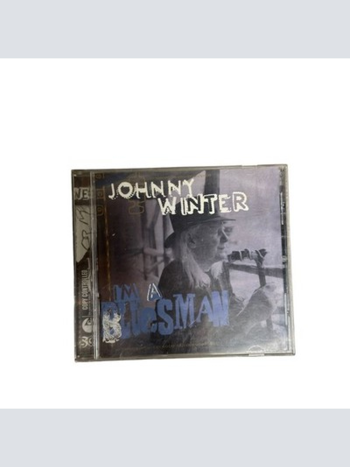 3122 Johnny Winter I'M A BLUESMAN HC +Abb Virgin Records