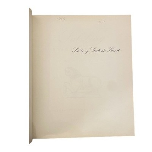 1314 Paul Becker SALZBURG, STADT DER KUNST HC KUNSTGESCHICHTE