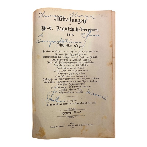 1175 Niederösterreichischer Jagdschutzverein MITTEILUNGEN DES N.-Ö. JAGDSCHUTZ