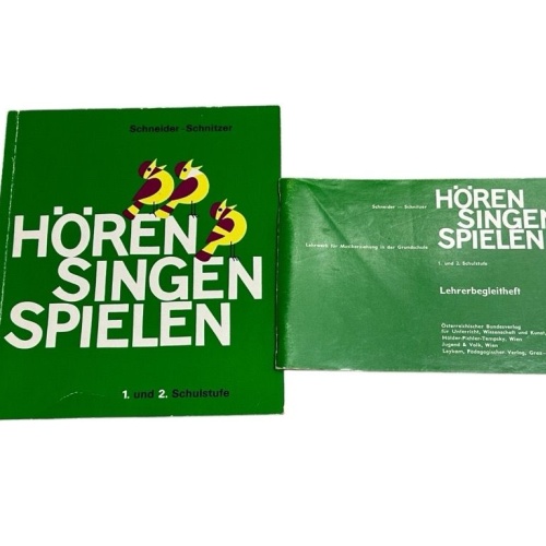 2709 Schneider HÖREN SINGEN SPIELEN 1. UND 2. SCHULSTUFE +Illus