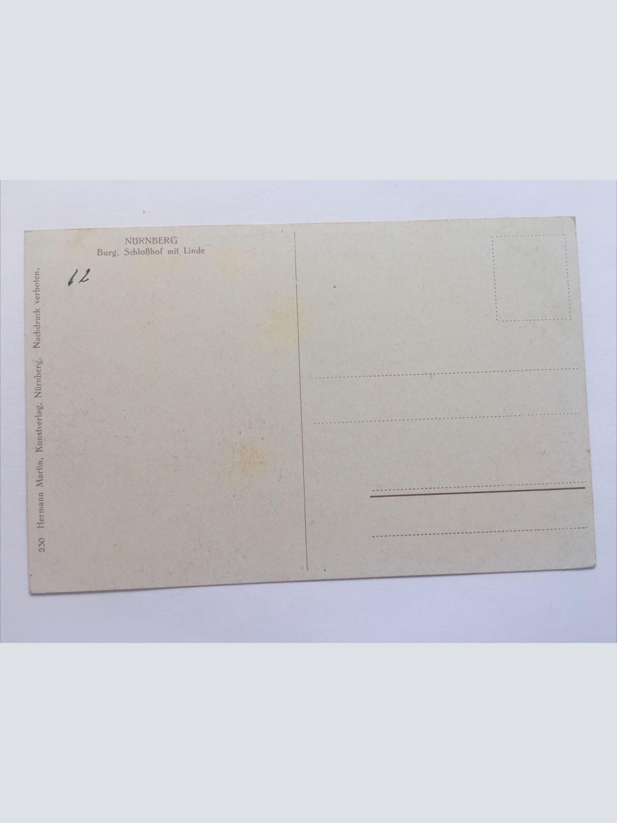 Nürnberg Burg, Schloßhof mit Linde 85055 RE