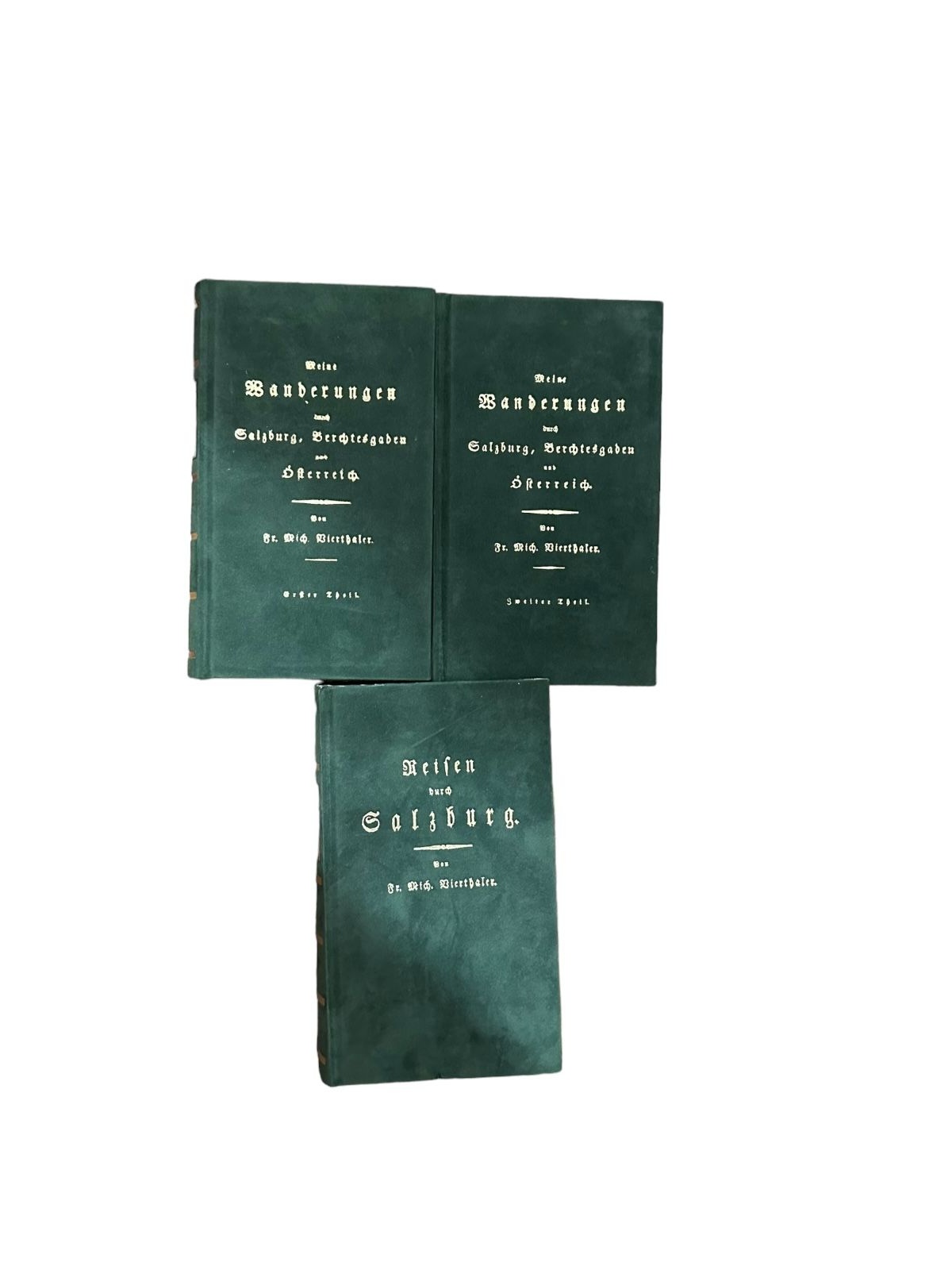 7449 Vierthaler BD I+II MEINE WANDERUNGEN DURCH SBG, BG und...; BDIII REISEN...