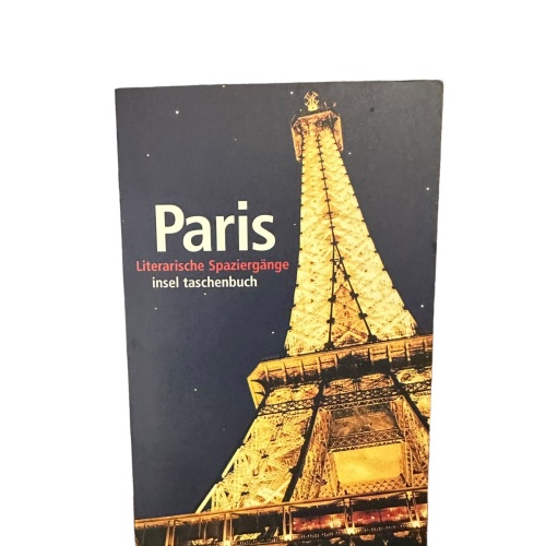 7380 Uwe Schultz PARIS: LITERARISCHE SPAZIERGÄNGE +Abb