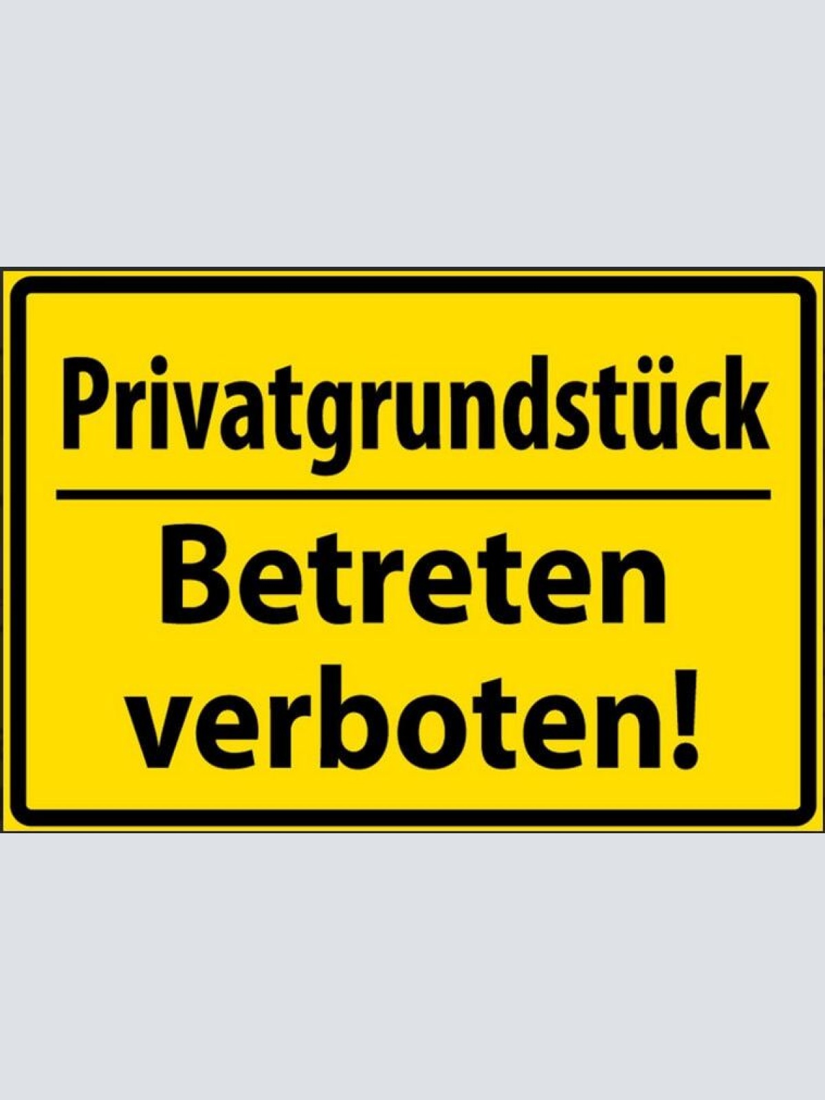 Nostalgie spruch schild  eigentum privatgrundstück betreten verboten 20x30
