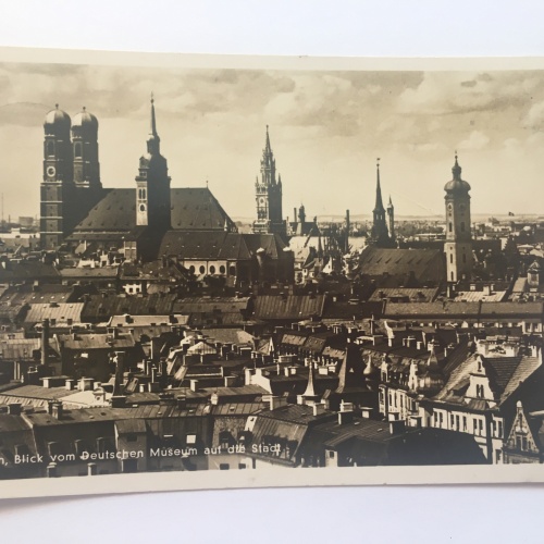 München, Blick vom Deutschen Museum auf die Stadt 85051 RE