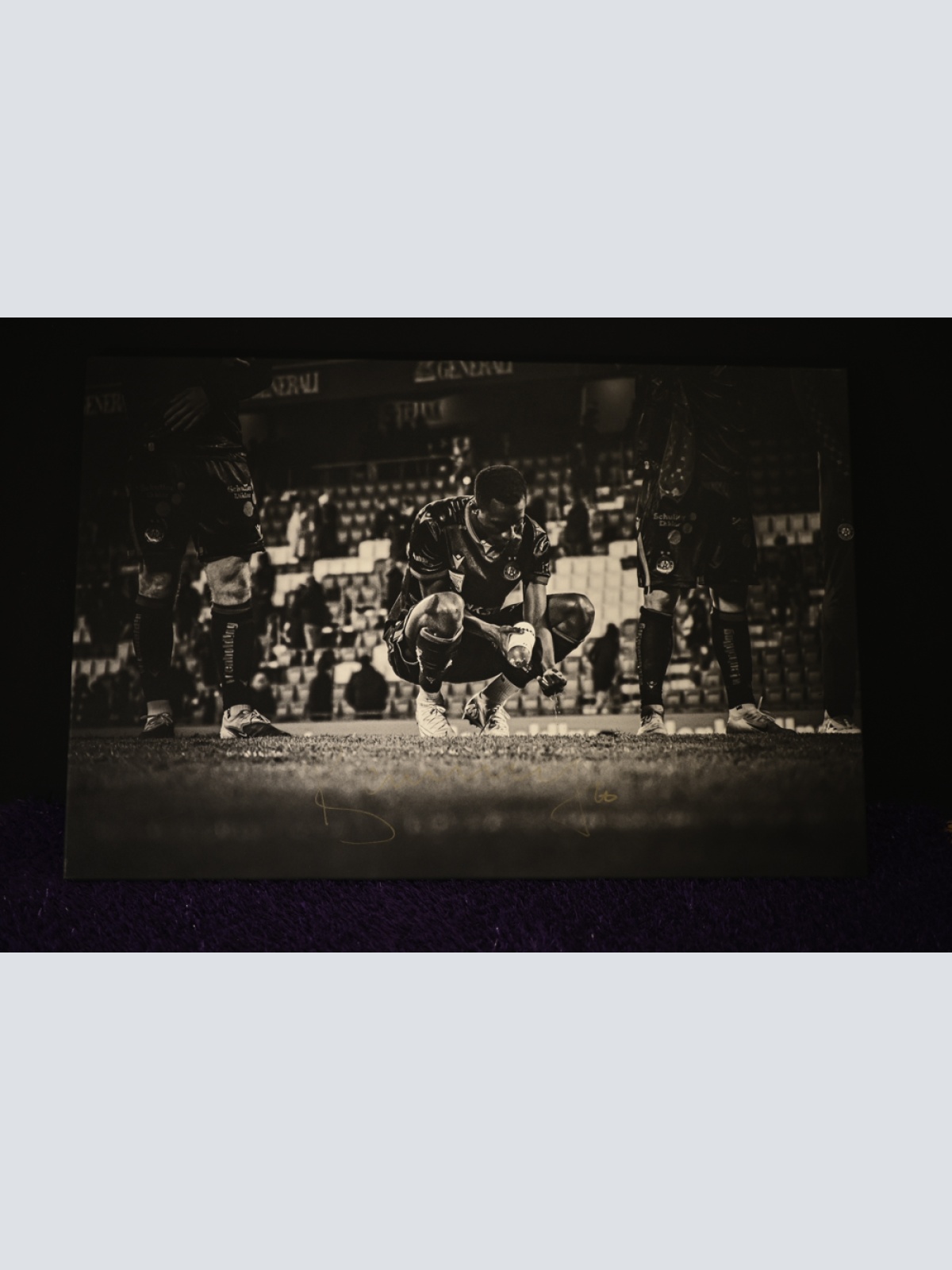 Abu - Foto Abubakr Barry inkl. Unterschrift - Fine Art Print auf Leinwand (90x60)