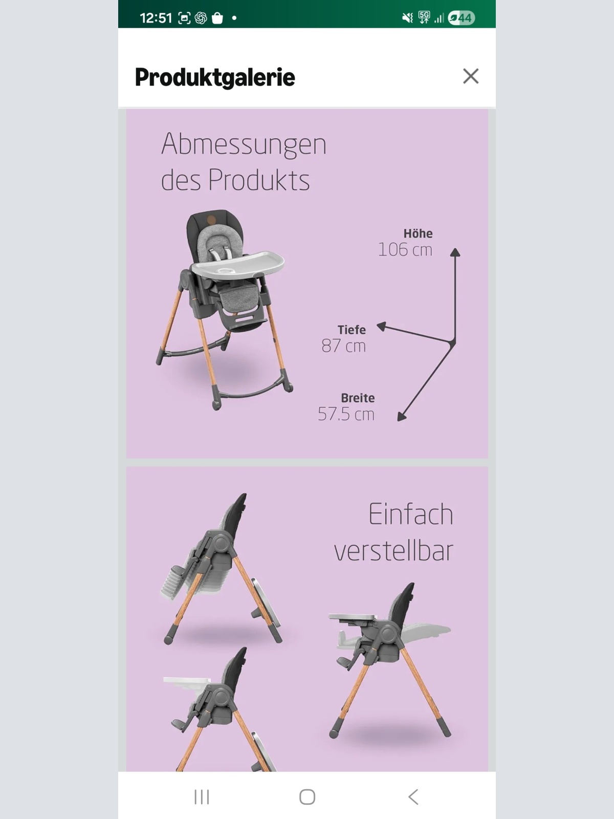 Maxi Cosi Kindersitz