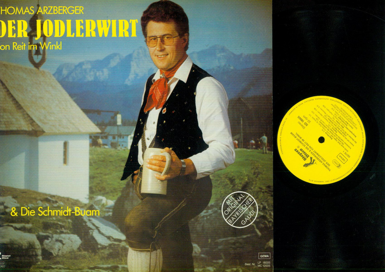 LP-- Thomas Arzberger – Der Jodlerwirt Von Reit Im Winkl    / NM