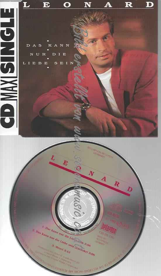 CD--LEONARD--DAS KANN NUR DIE LIEBE SEIN (INCL. )